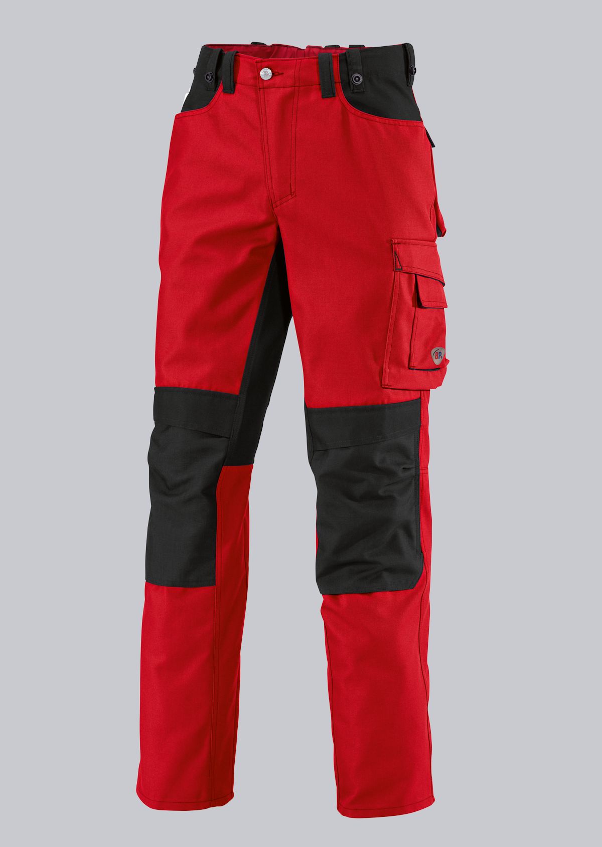 1789-555-81 BP® Strapazierfähige Arbeitshose mit Kniepolstertaschen rot/schwarz Cover Bild